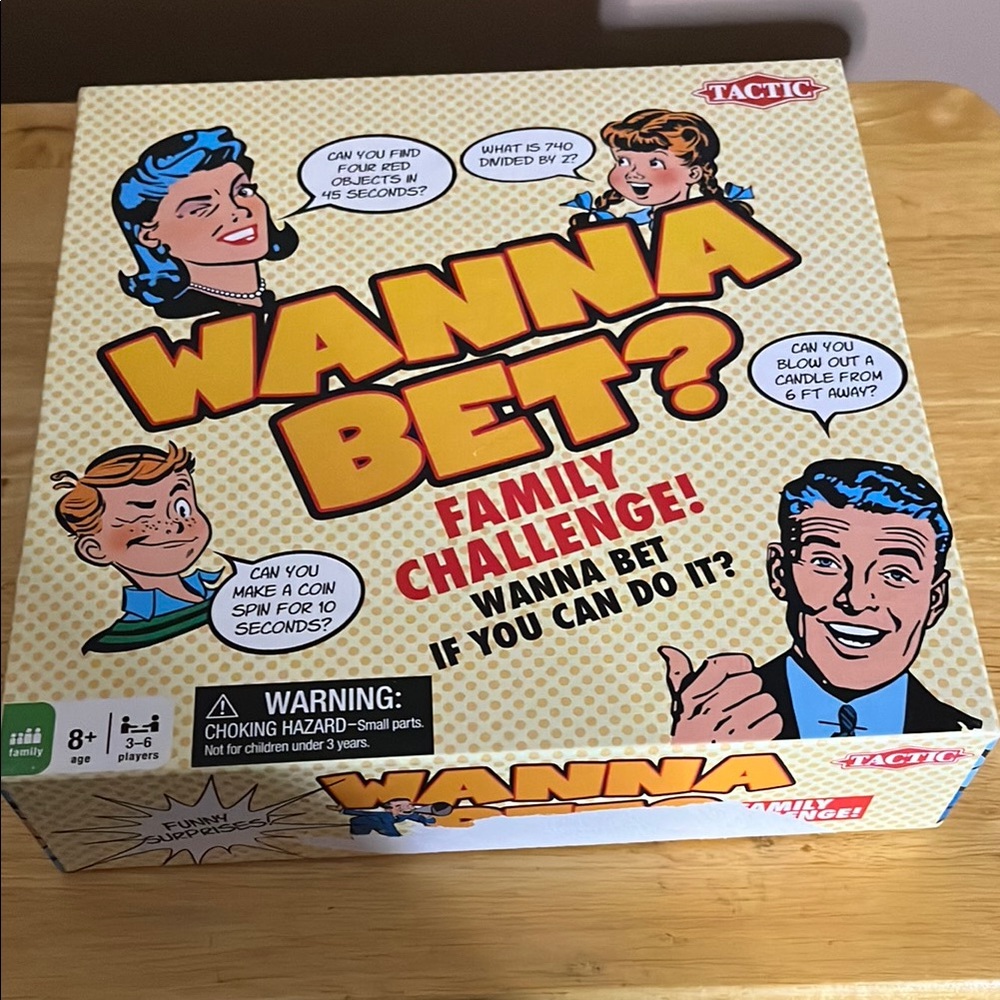😄Wanna Bet family challenge game